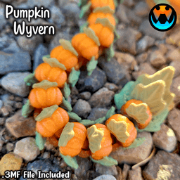 Pumpkin Wyvern 3d model