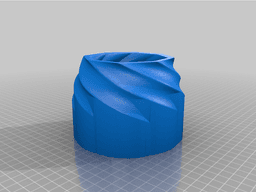 Art Deco Planter 3d model