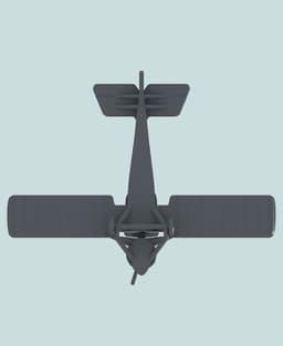 1:144 SPAD SA.4 3d model