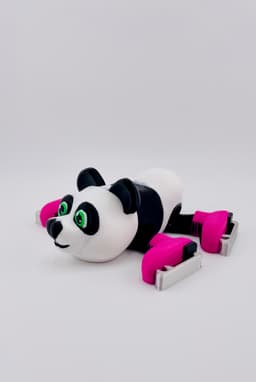 Bears on Ice Skates Flexi 3d model