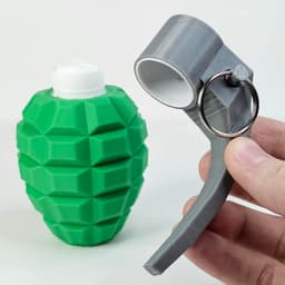 GLUE STICK GRENADE - GRIP - HOLDER 3d model