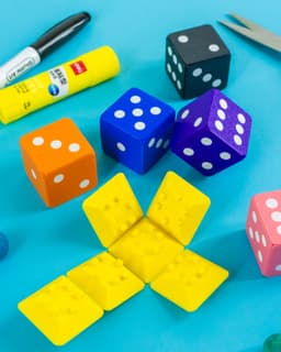 Folding Dice 30mm D6 3d model