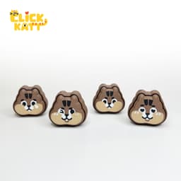 Squirrel - Clicker Fidget Toy Keychain 3d model