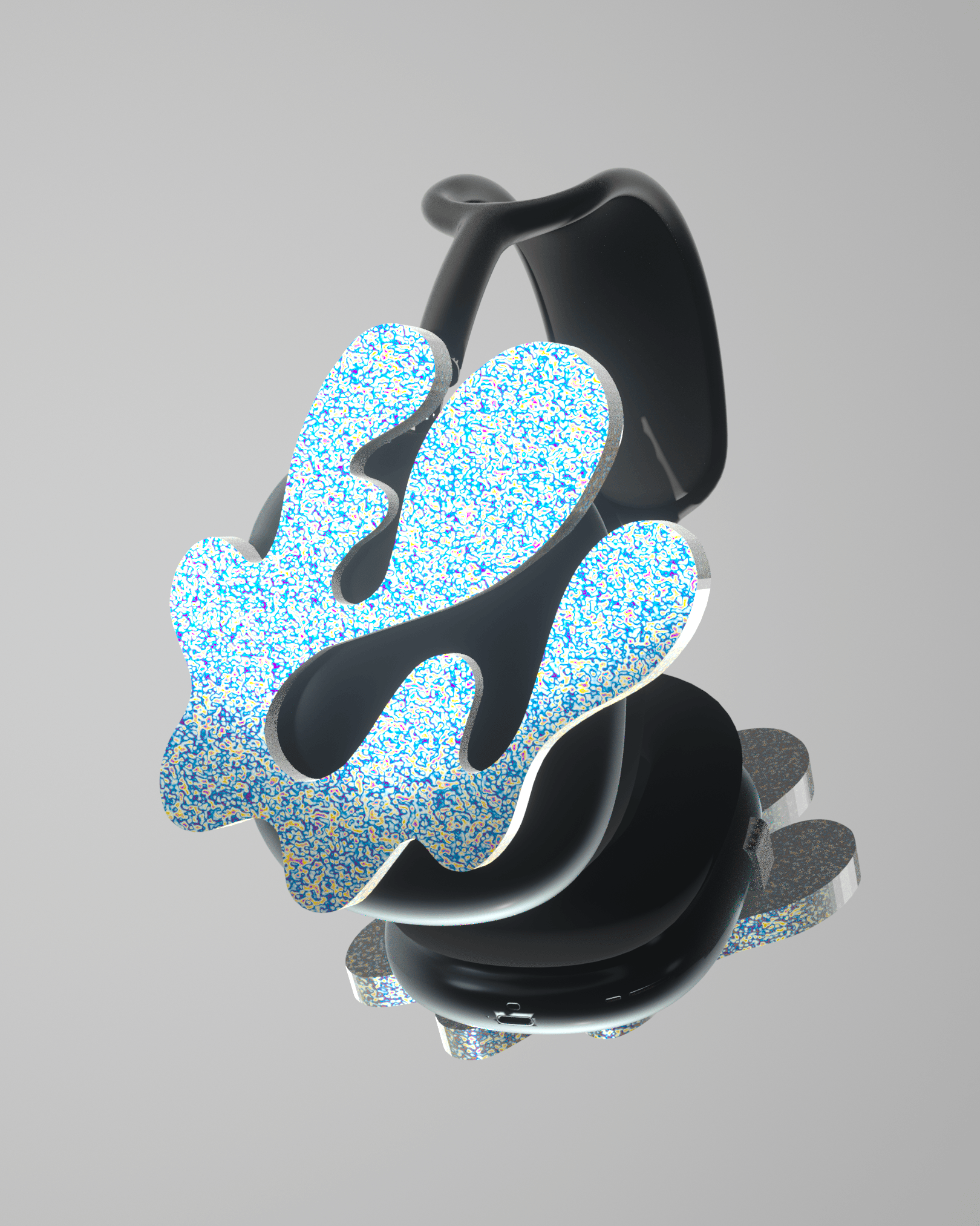 V8 AIRPODS MAX SLIDE-ON ACCESSORY 3d model