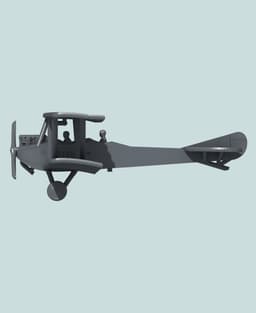 1:144 Aviatik B.II 3d model