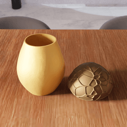 Mushroom Storage - Decorative Fungi Container 3d model