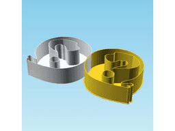 Ghost QUESTION MARK, nestable box (v2) 3d model