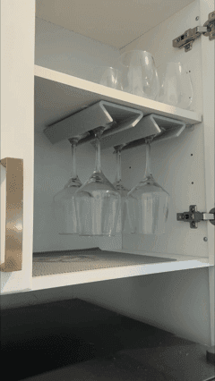 Wine Glass Cabinet Hanging Rack 3d model
