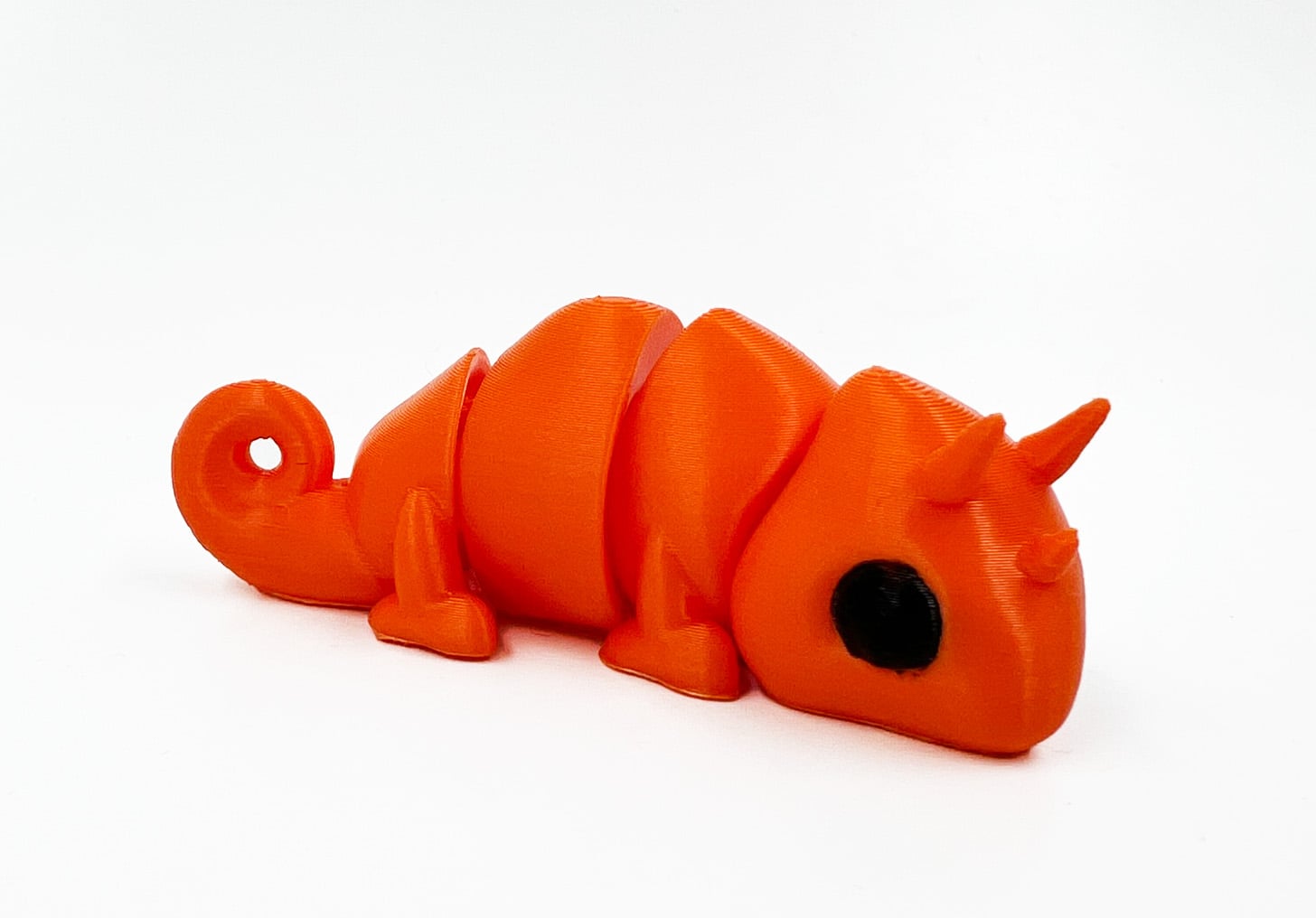 Horned Chameleon Fidget toy 3d model