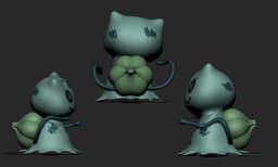 Mimikyu Bulbasaur 3d model