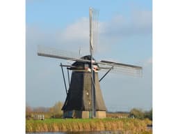 Dutch Windmill Wall Decor 3d model