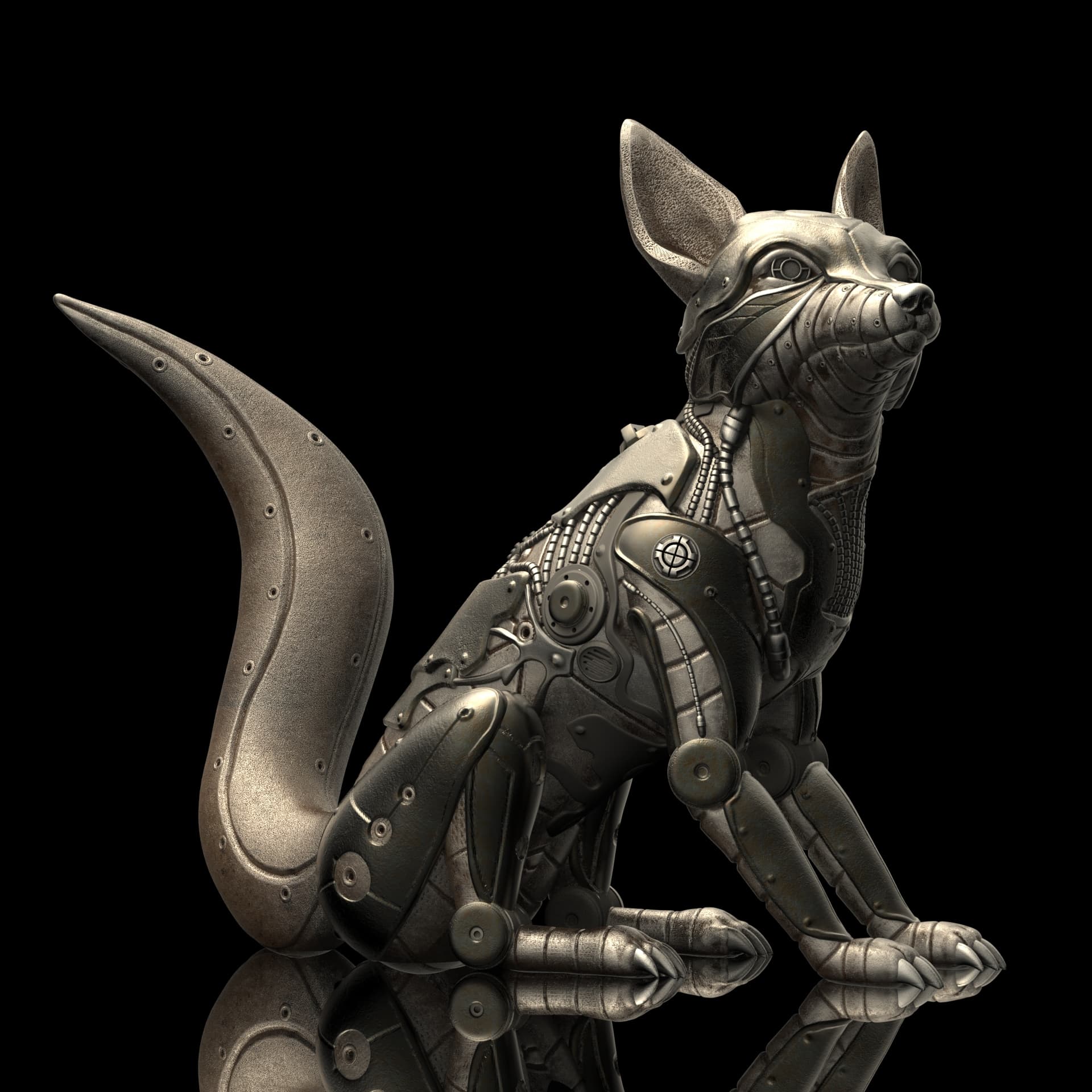 Fox Machina (Pre Supported) 3d model