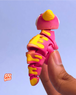 Cute articulated parasaur - Parry 3d model