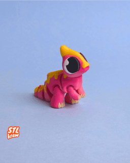 Cute articulated parasaur - Parry 3d model