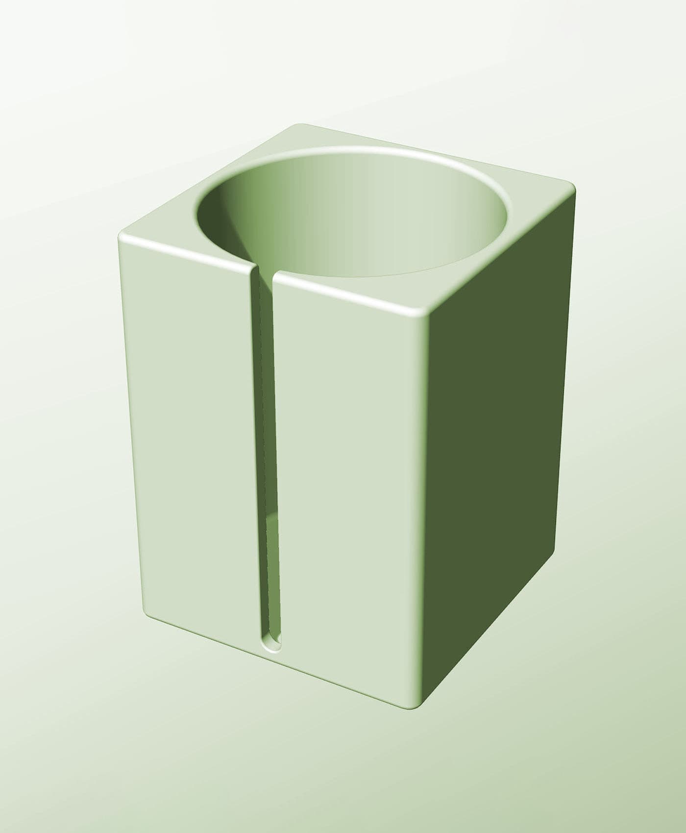 CS128-190-S Stacking slotted component box bin for makers 3d model