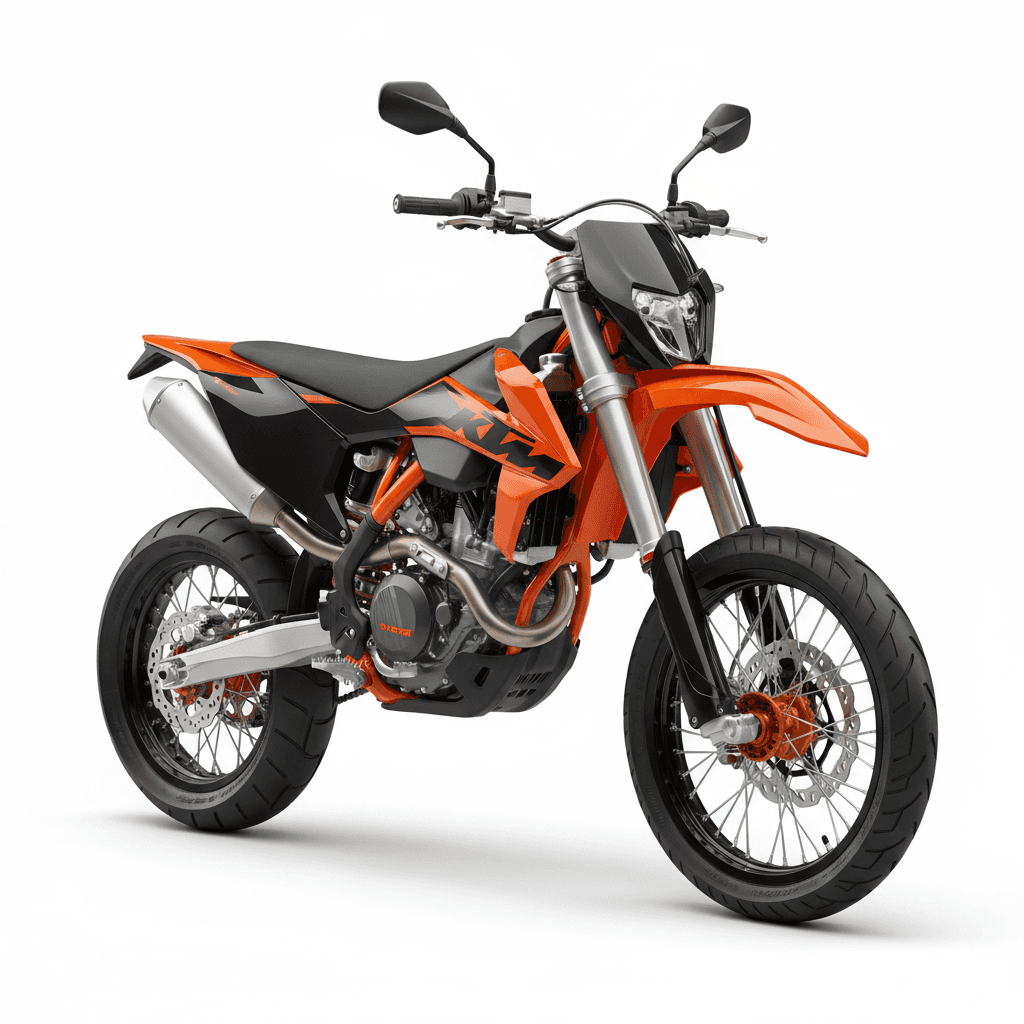 KTM 400 EXC Trail Motorcycle 3d model
