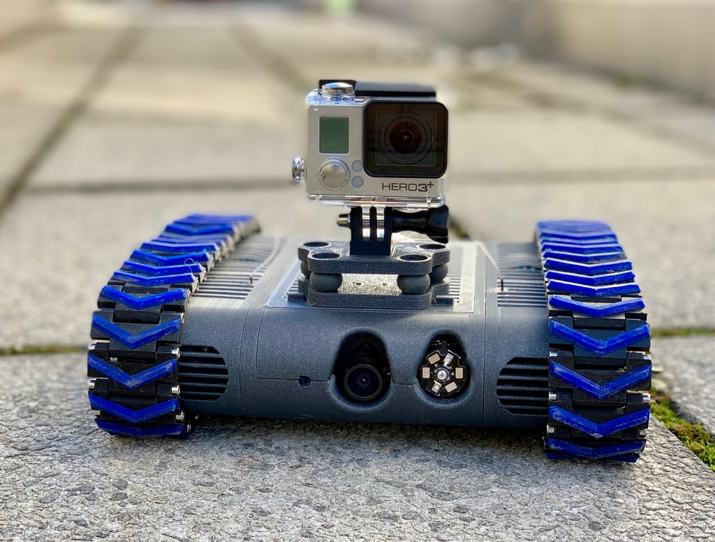 GoPro Mount for the FPV-Rover 3d model