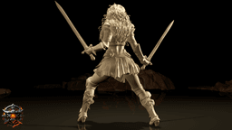 Vaela Stormbrook of The Obsidian Circle 3d model