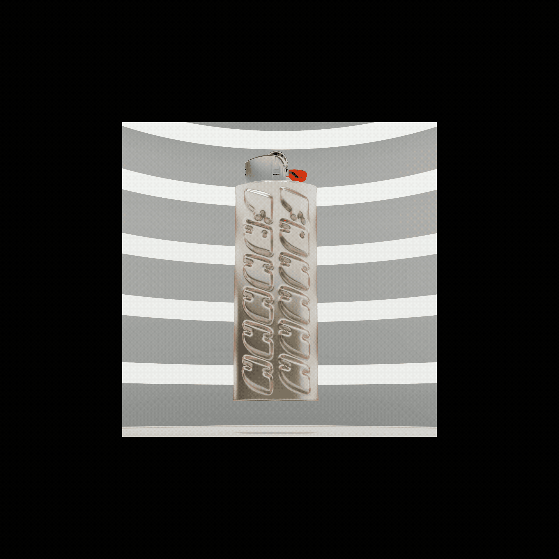 Lighter case FAHHHH (BIC J6 Maxi) 3d model