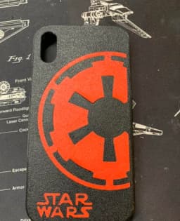 Iphone 10 XR StarWars Case 3d model