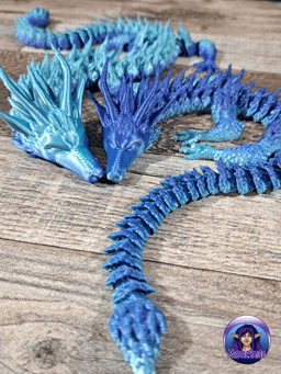 Furry Dragon-Articulated Dragon 3d model