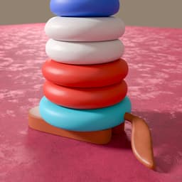 Wolf Pyramid Toy 3d model