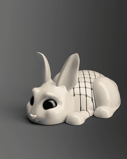 Floppy Bunny - Articulated Easter Bunny 3d model