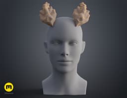 Cloud Beast Horns 3d model