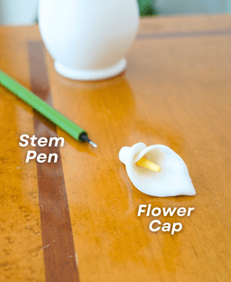 Calla Lily Pens - Flower Pens, Bookmarks, and Pitcher Vase 3d model