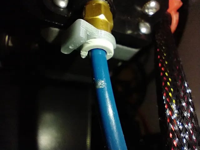 PTFE Bowden Coupling Fix Clip 3d model