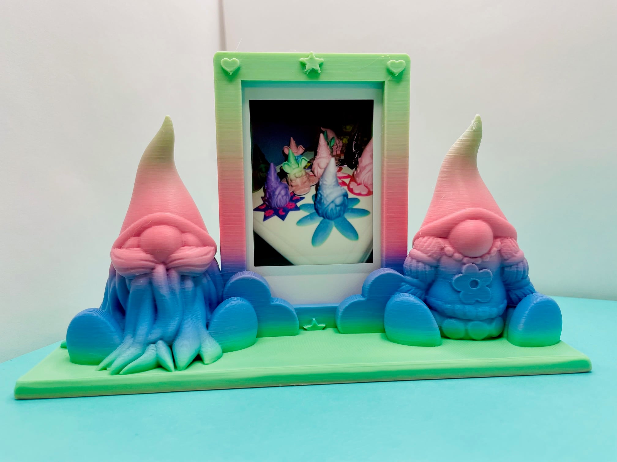 Gnome Picture Frame for Instax Film 3d model
