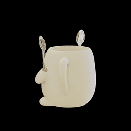 Seal Ice Cream Mug 3d model
