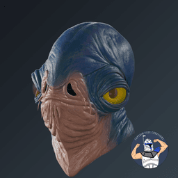 Mon Calamari Helmet 3d model