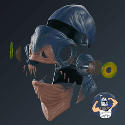 Mon Calamari Helmet 3d model