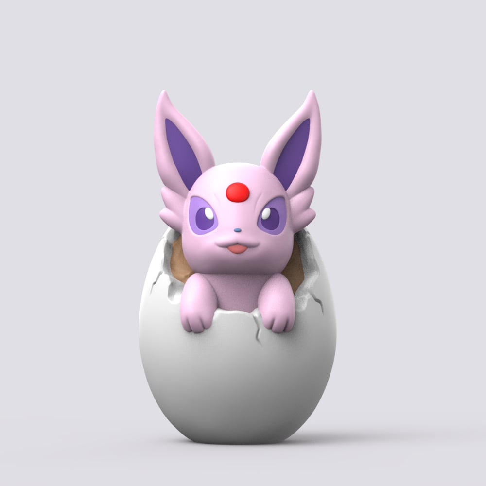 Easter Espeon 3d model