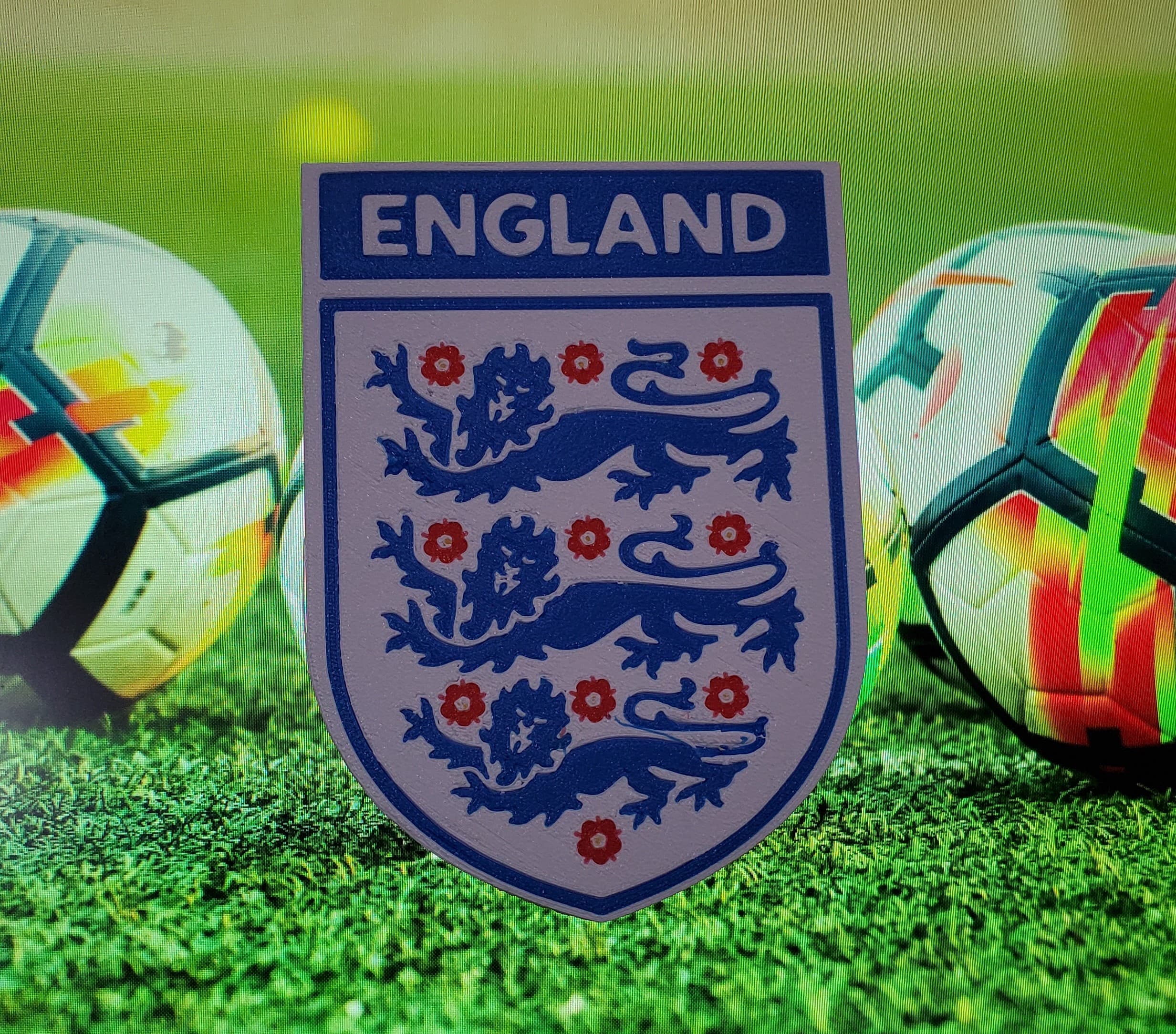 AMS / MMU England National Football Team coaster or plaque 3d model