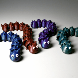 Mini Fidget Caterpillar 3d model
