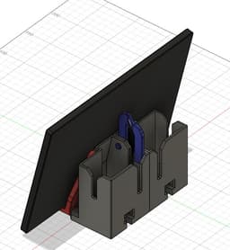 MobileDisplay Stand and Case 3d model