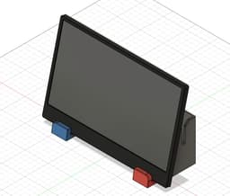 MobileDisplay Stand and Case 3d model