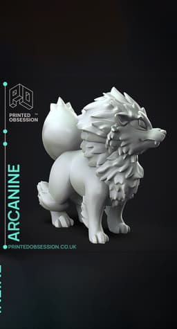 Arcanine - Pokemon - Fan Art 3d model