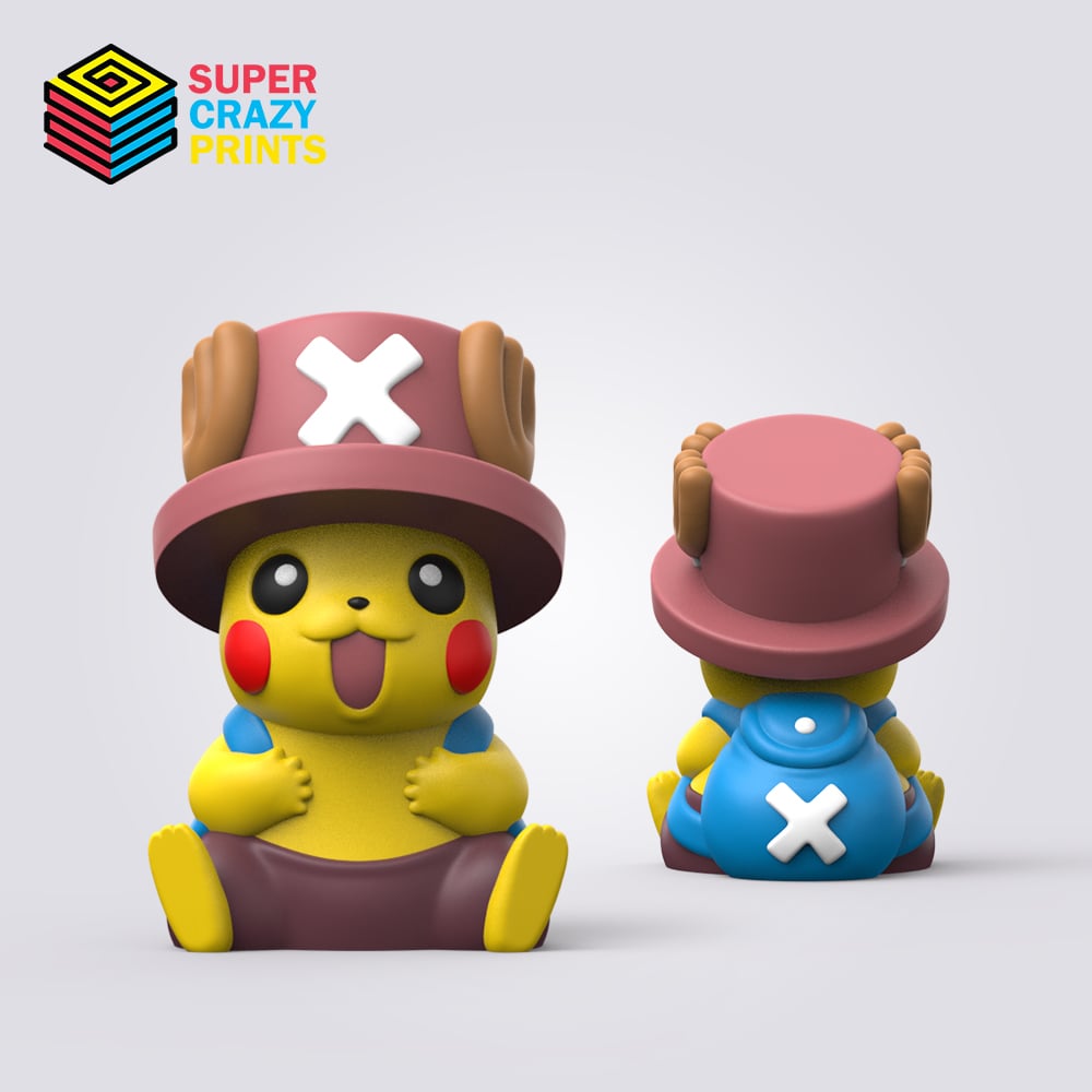 FREE Tony Tony Chopper Pikachu 3d model