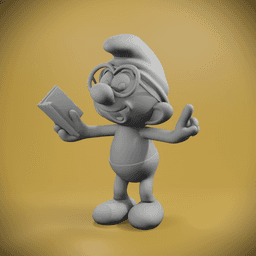 Brainy Smurf 3d model