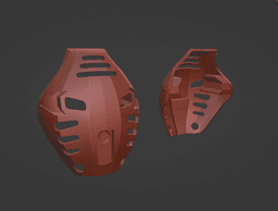 Black Bionicle Mask 3d model
