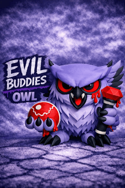 Owl - Evil Buddies 3d model