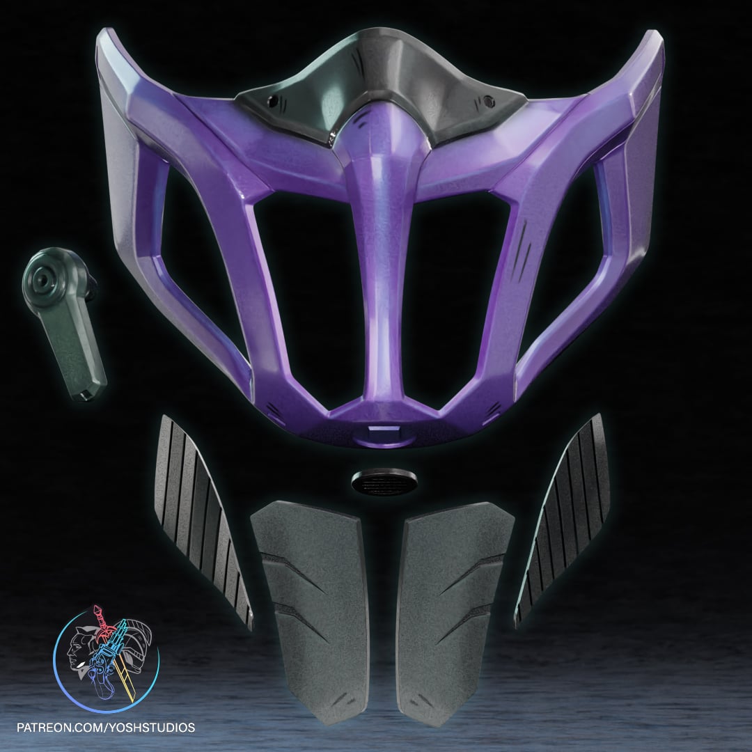 Hawkeye Mask Marvel Rivals 3D Printer STL File 3d model