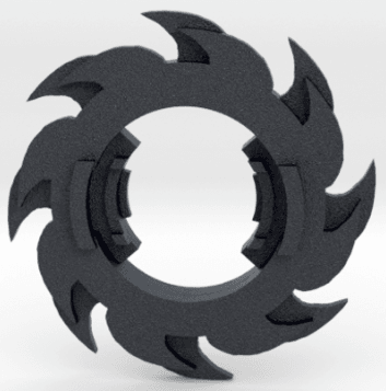 BEYBLADE SLAYER | COMPLETE | GHOST SERIES 3d model