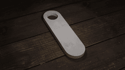 Customizable Key Tag 3d model