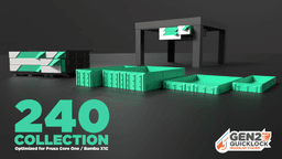 GEN2 RAILS - 240 Lite 3d model