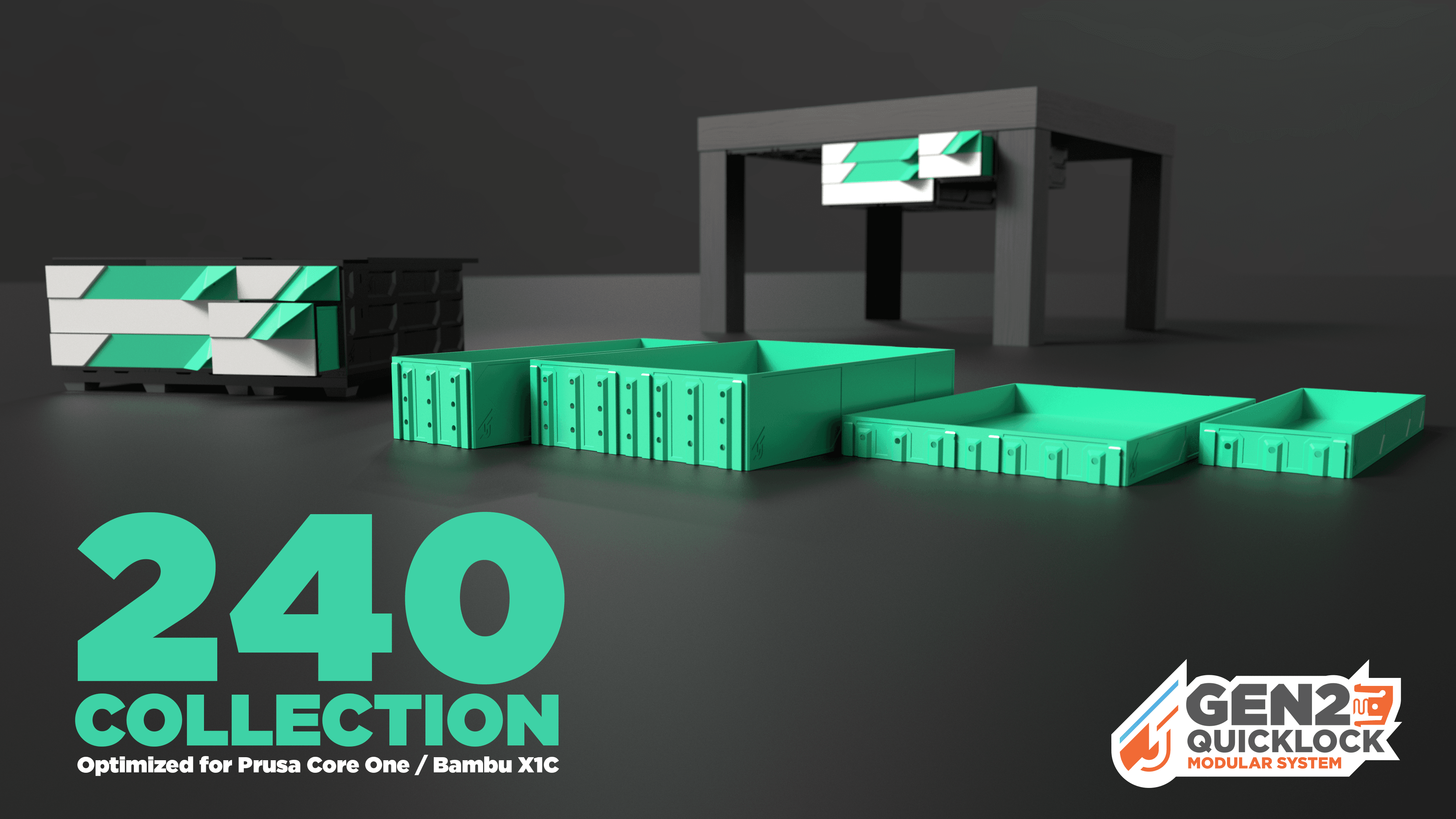 GEN2 RAILS - 240 Lite 3d model