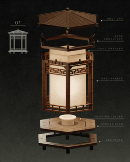 Pavilion Lamp 3d model